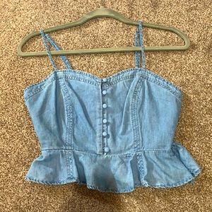 Denim Tank Top